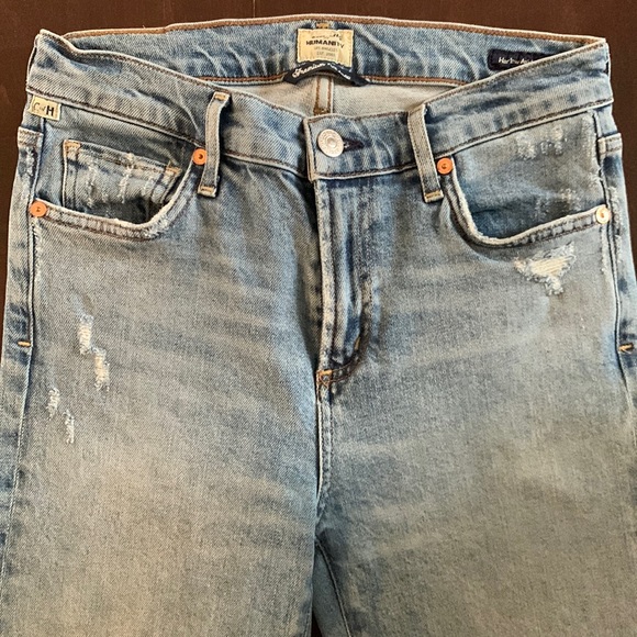 CITIZENS OF HUMANITY HARLOW ANKLE MID RISE SLIM FIT IN CHIT CHAT - Picture 1 of 10